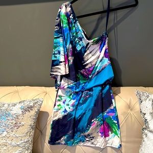 Mini one side off shoulder dress